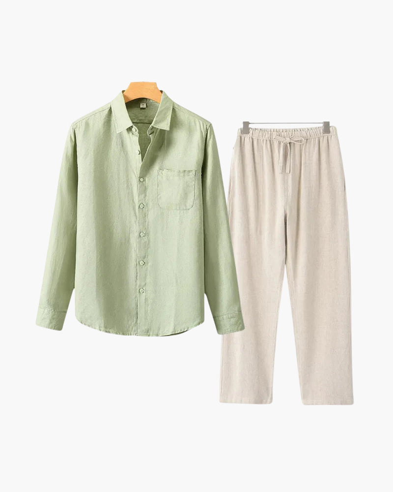 Ensemble Lin Old Money (Manches Longues)