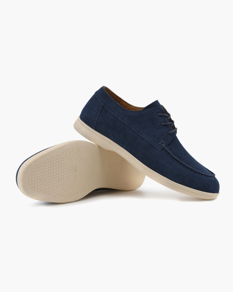 Chaussures à Lacets en Daim Premium