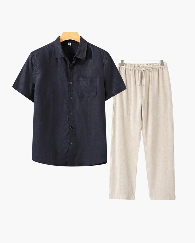 Ensemble Lin Old Money (Manches Courtes)