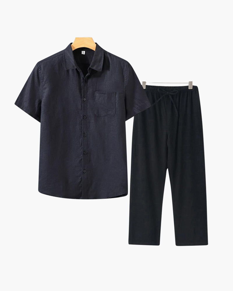 Ensemble Lin Old Money (Manches Courtes)