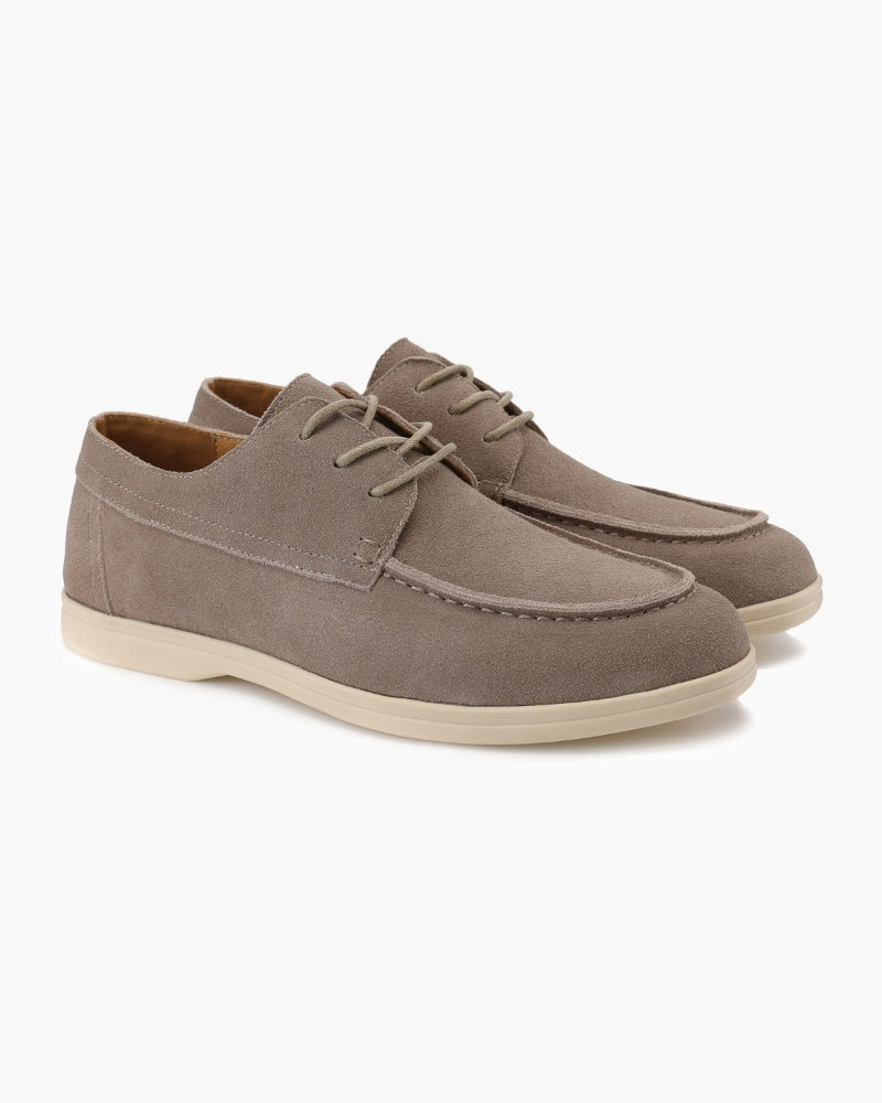 Chaussures à Lacets en Daim Premium