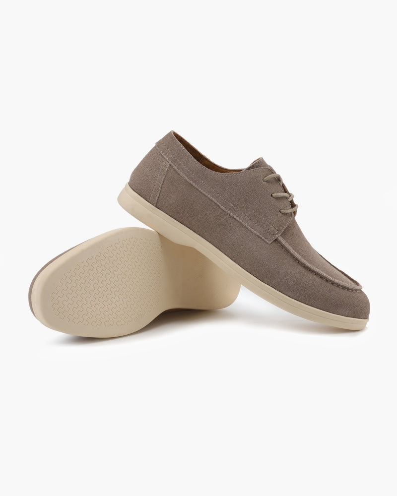 Chaussures à Lacets en Daim Premium