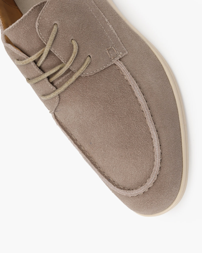 Chaussures à Lacets en Daim Premium