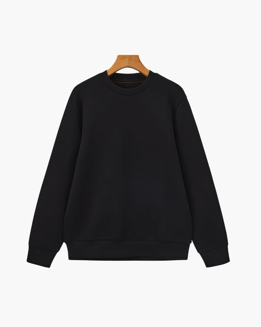 Sweat-Shirt Col Rond Mélange Modal Classique