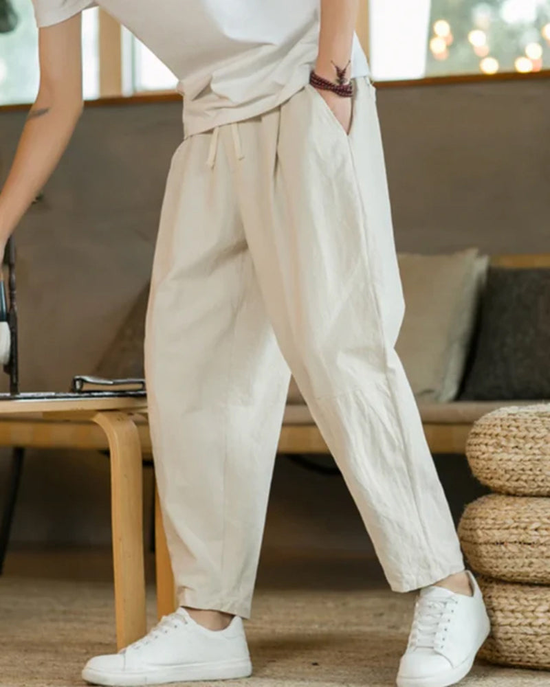 Pantalon Cancun en Lin & Coton