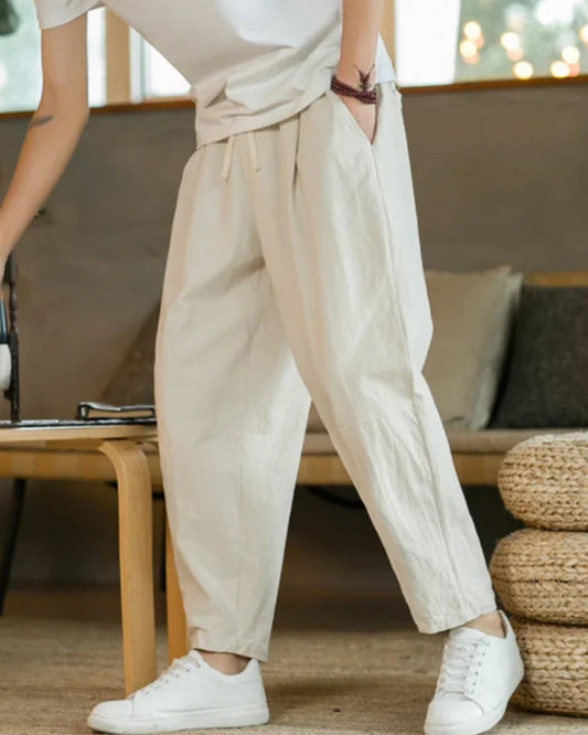 Pantalon Cancun en Lin & Coton