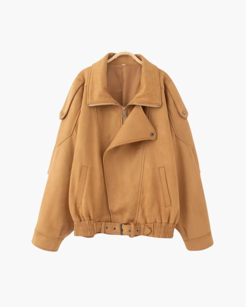 Veste en Daim Drape Vintage