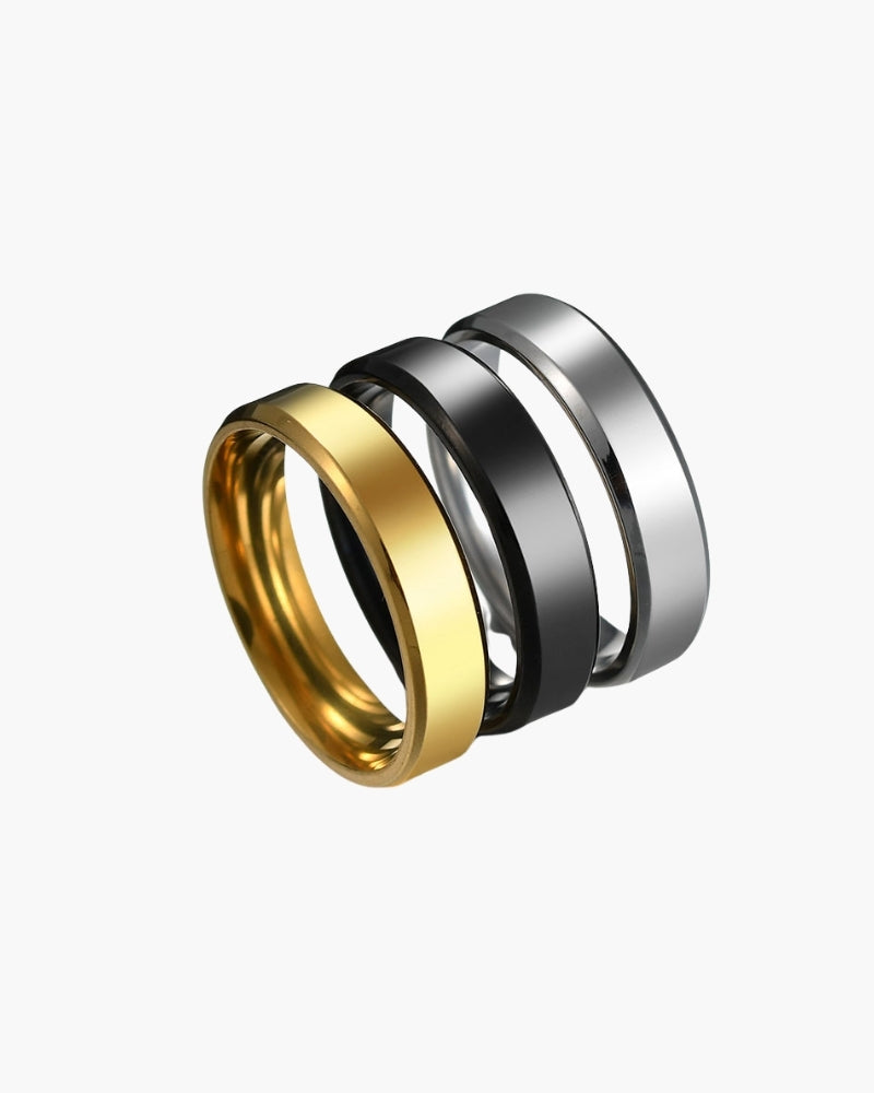 Bague Trinity en Acier