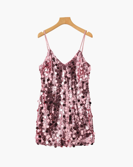 Mini Robe de Soirée à Sequins