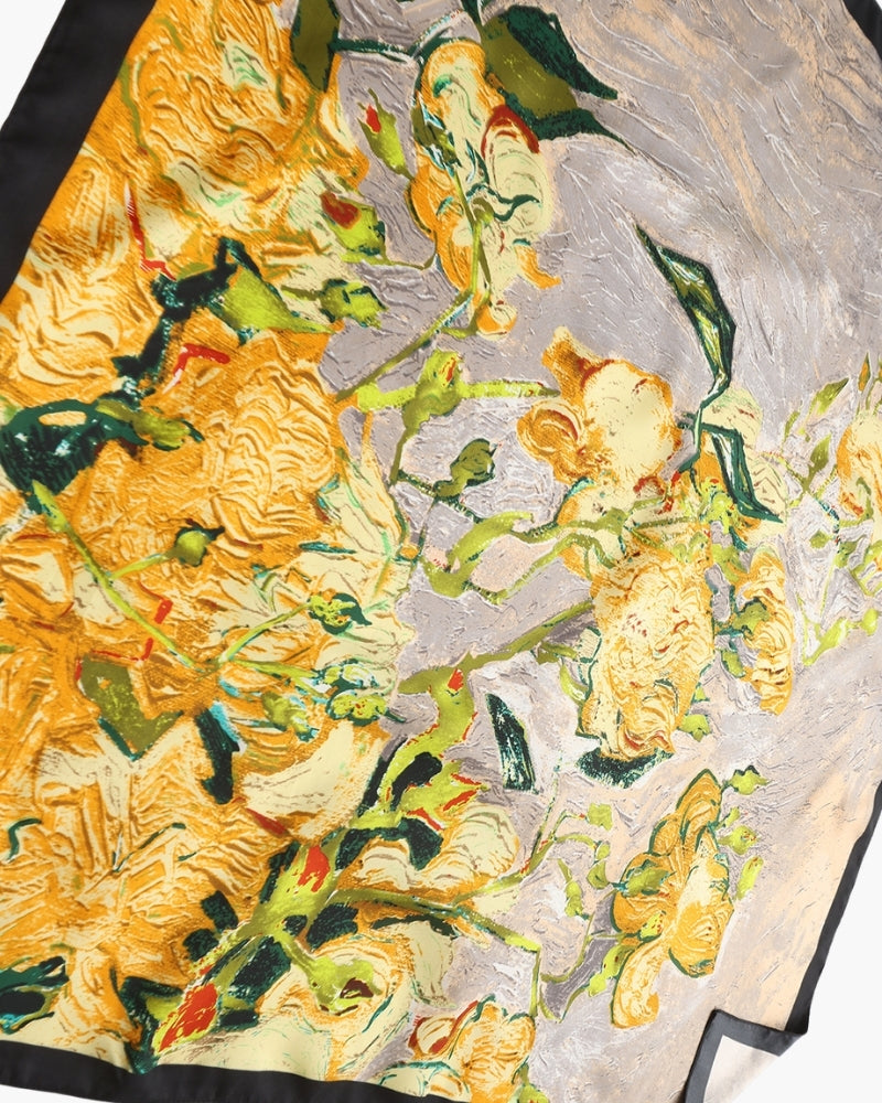Foulard Jardin Impressionniste Old Money