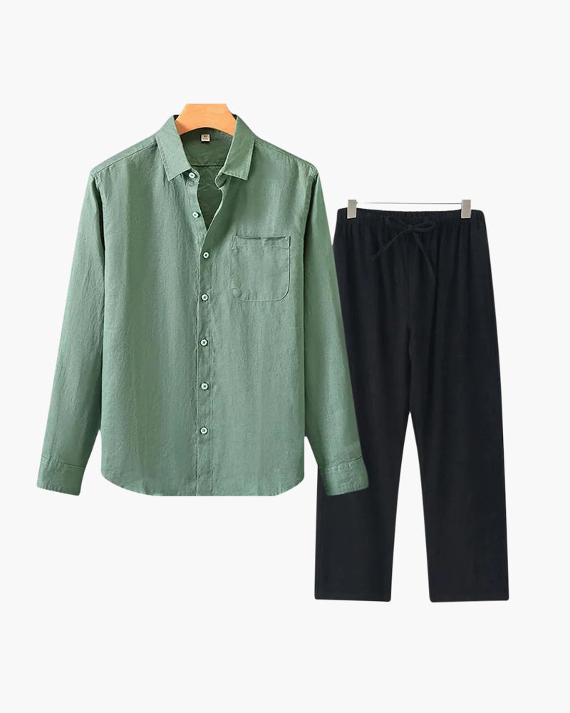 Ensemble Lin Old Money (Manches Longues)