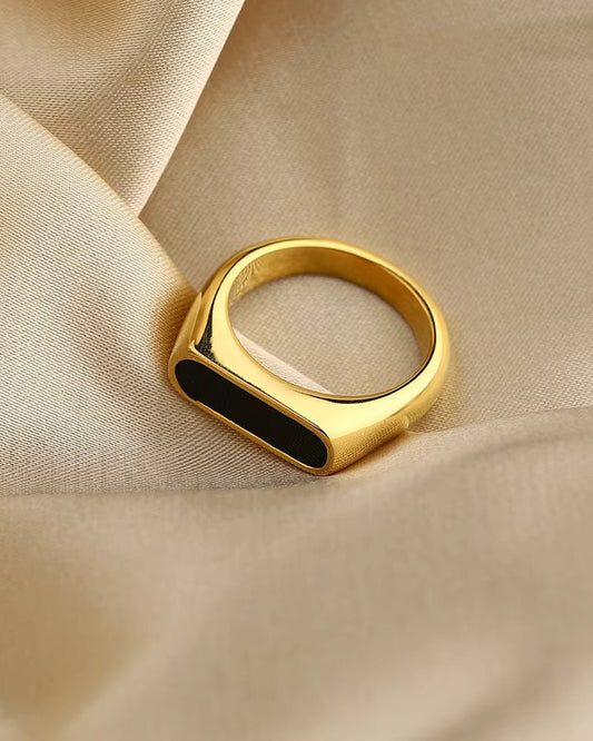 Bague Obsidian Band