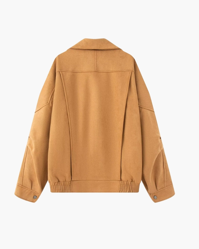 Veste en Daim Drape Vintage