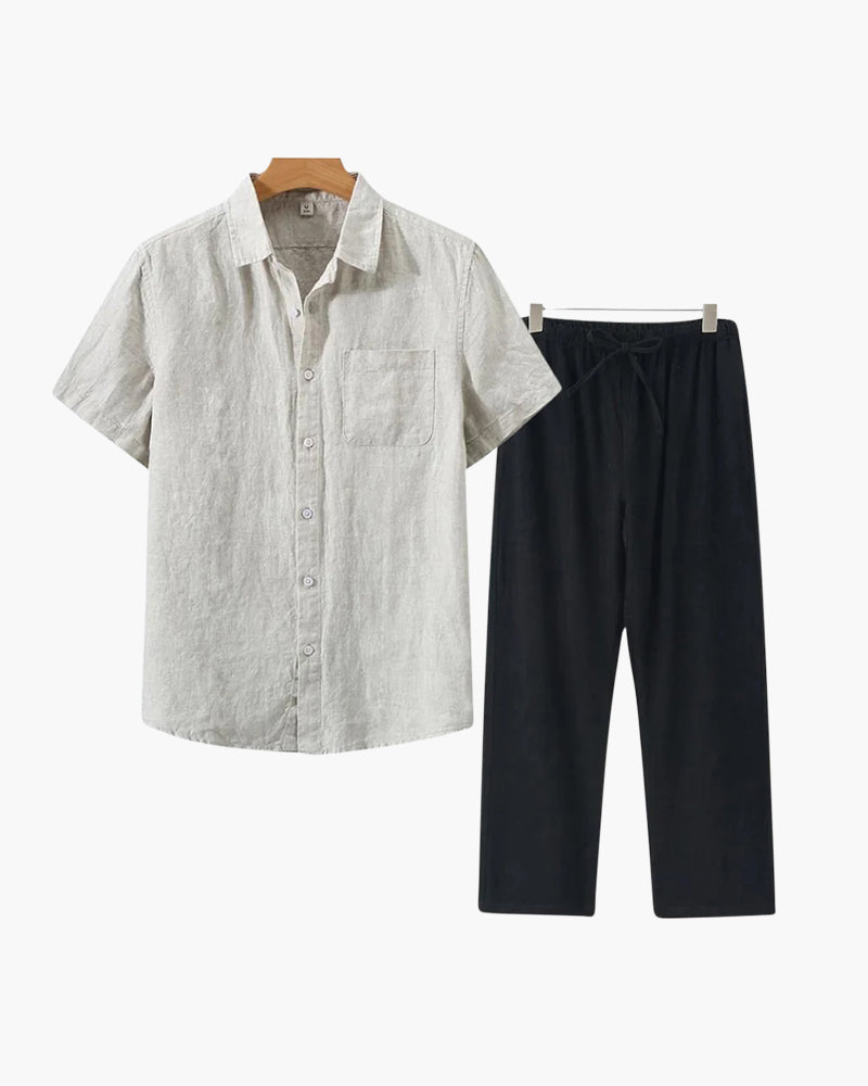 Ensemble Lin Old Money (Manches Courtes)