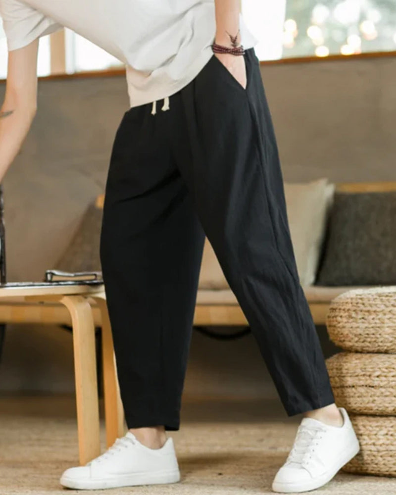 Pantalon Cancun en Lin & Coton