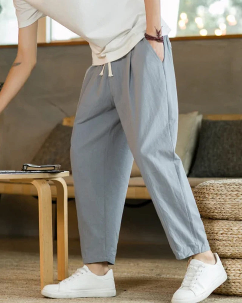 Pantalon Cancun en Lin & Coton