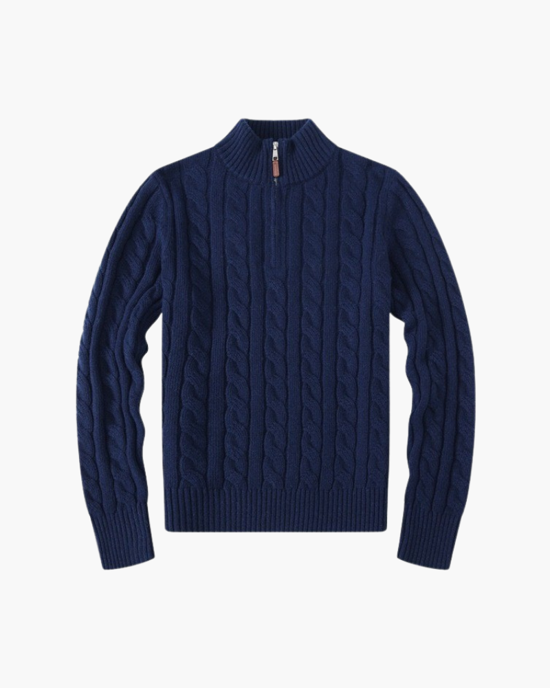 Pull Demi-Zip Verbier Femme