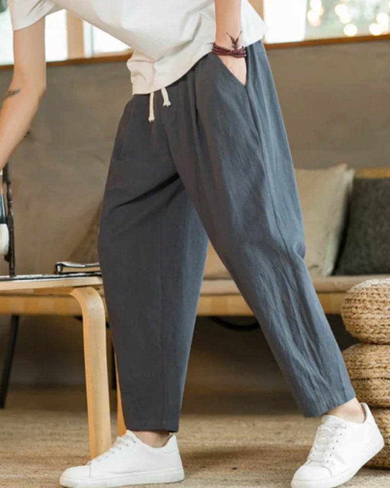 Pantalon Cancun en Lin & Coton