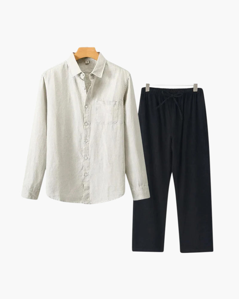 Ensemble Lin Old Money (Manches Longues)