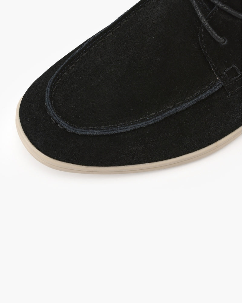 Chaussures à Lacets en Daim Premium