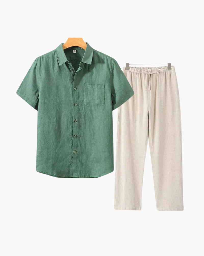 Ensemble Lin Old Money (Manches Courtes)