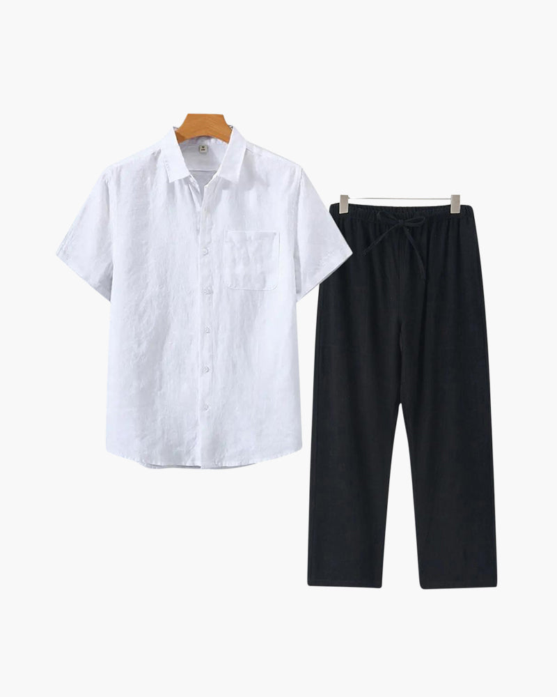 Ensemble Lin Old Money (Manches Courtes)