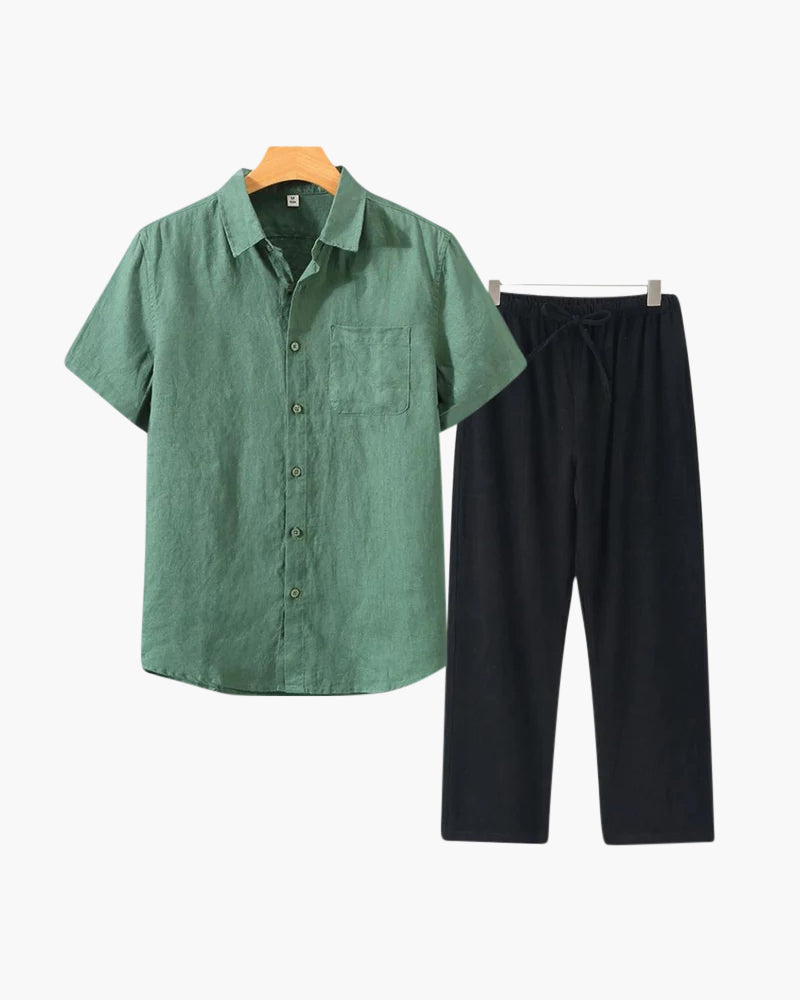 Ensemble Lin Old Money (Manches Courtes)