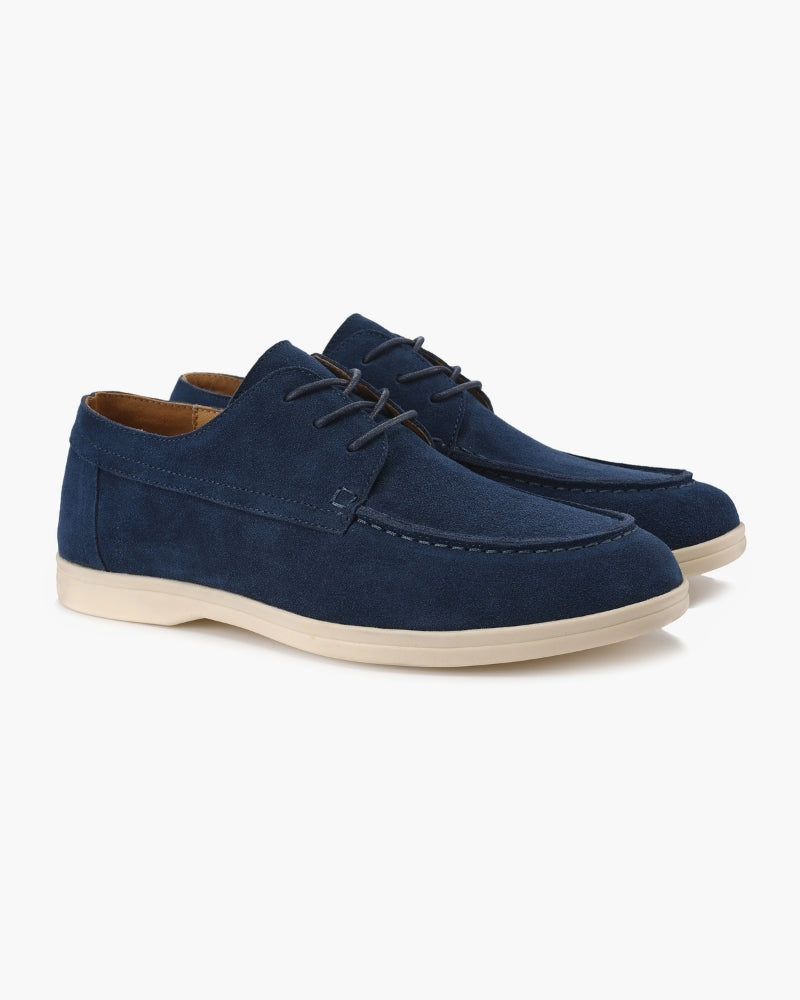 Chaussures à Lacets en Daim Premium