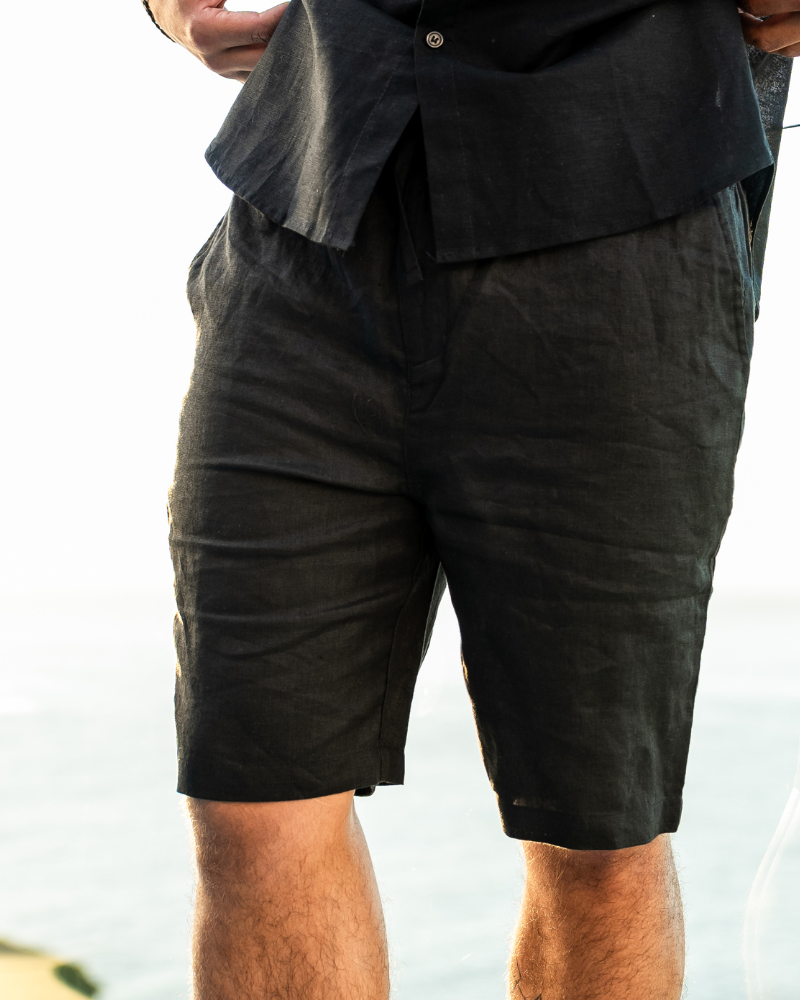 Casablanca - Short en Lin Premium