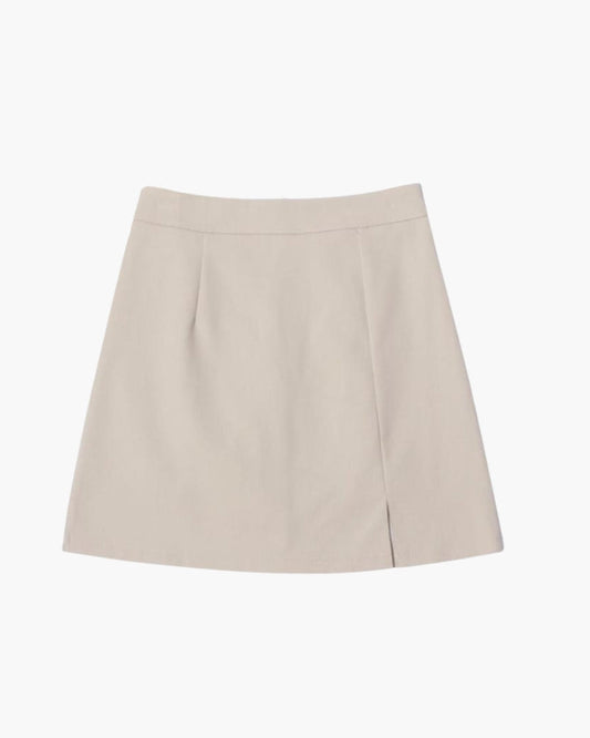 Mini Jupe Oxford Droite