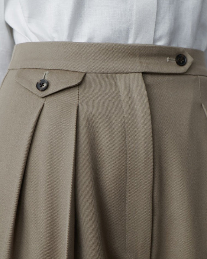 Pantalon Oversize en Laine